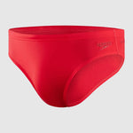 Speedo Men's Eco Endurance+ 7cm Brief Swimming Costume Swimsuit Red Briefs BNWT