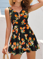 Shekini Women's V-Neck Swim Dress Swimsuit Swimming Costume Boyshort BNWT