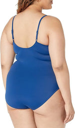 Amazon Essentials Women's Thin Strap Swimsuit Swimming Costume Navy BNWT