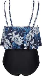 RXRXCOCO Women's Padded Tankini High Waist Swimsuit Swimming Costume BNWT