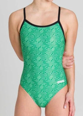 Arena Women's Kikko Light Drop Back MaxLife One Piece Swimsuit Swimming Costume