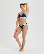 Arena Women's Icons Solid Cross Back Bikini Swimsuit Swimming Costume Girls BNWT