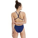 Arena Women's Solid Lightech High Leg Swimsuit Swimming Costume Light Tech BNWT