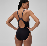 Speedo Women's Hyperboom Splice Muscleback Swimsuit Swimming Costume BNWT