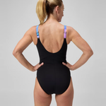 Speedo Women's Lunalustre Body Shaping Printed Swimsuit Swimming Costume BNWT