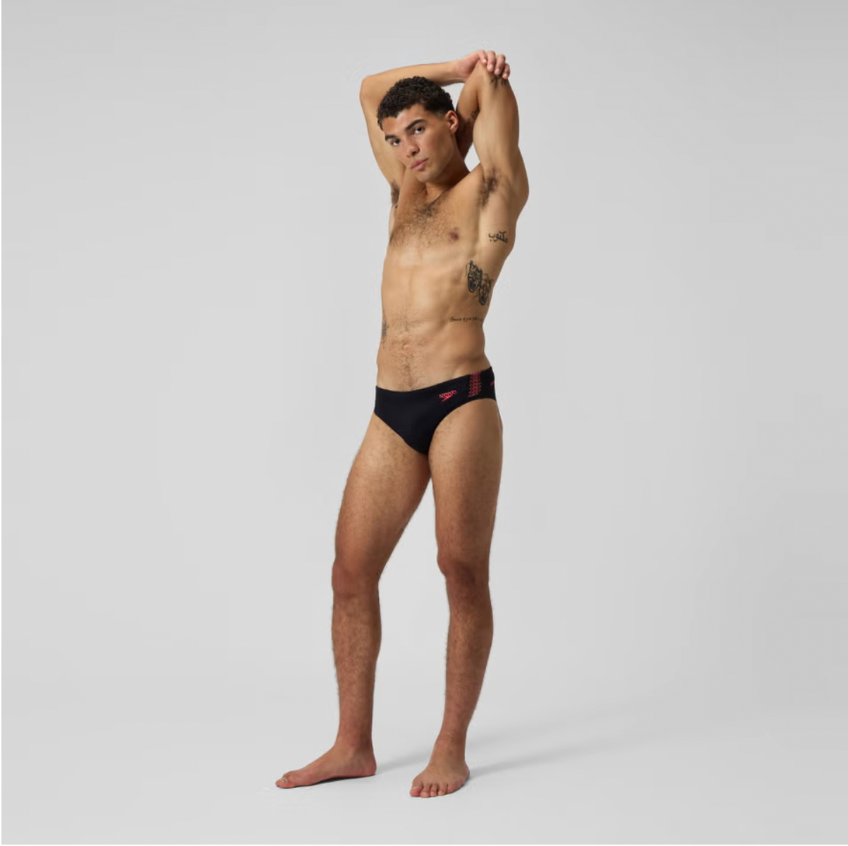 Speedo Men's Hyperboom Splice 7cm Brief Swimming Costume Swimsuit Briefs BNWT