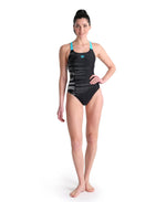 Arena Women's Pro Back Graphic B Swimsuit Swimming Costume Ladies BNWT