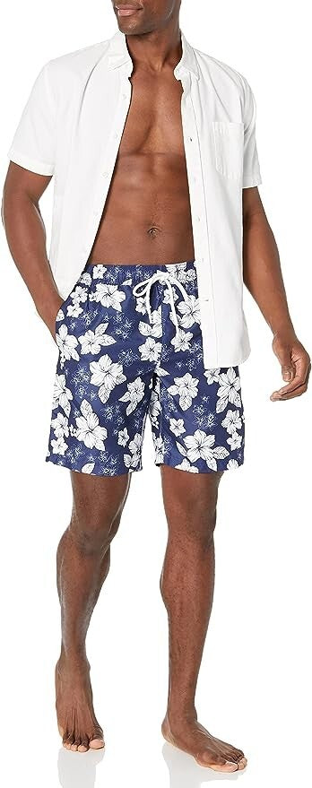 Amazon Essentials Men's 9” Quick Dry Swimming Shorts Trunks Swimsuit BNWT