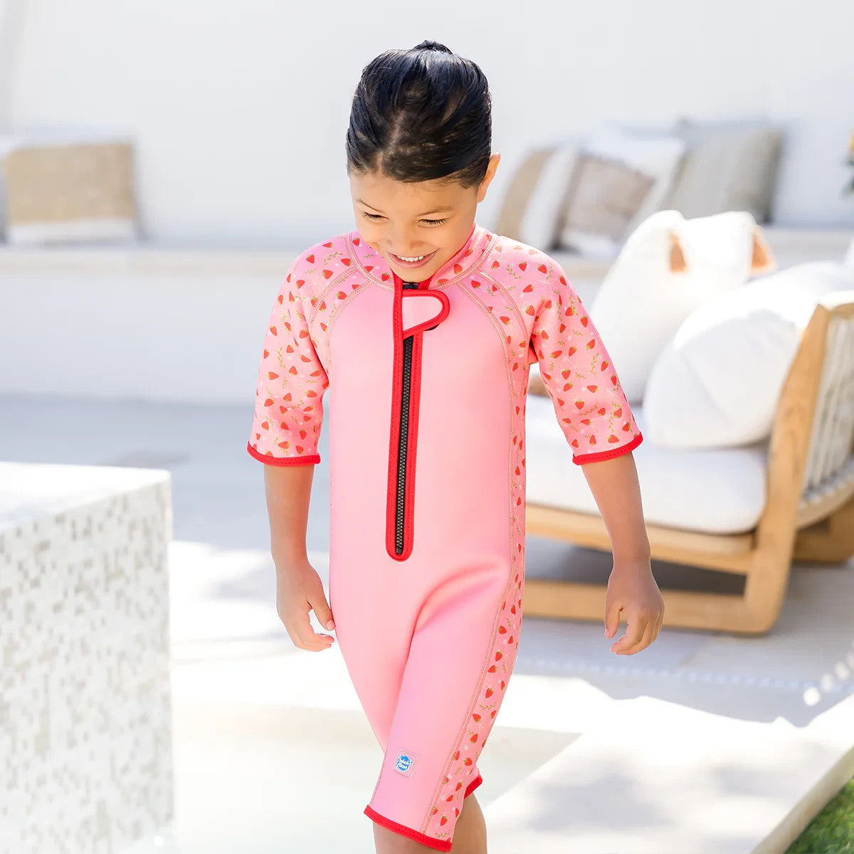 Splash About Shorty Wetsuit Strawberry Field Toddler Kids Girls Boys BNWT