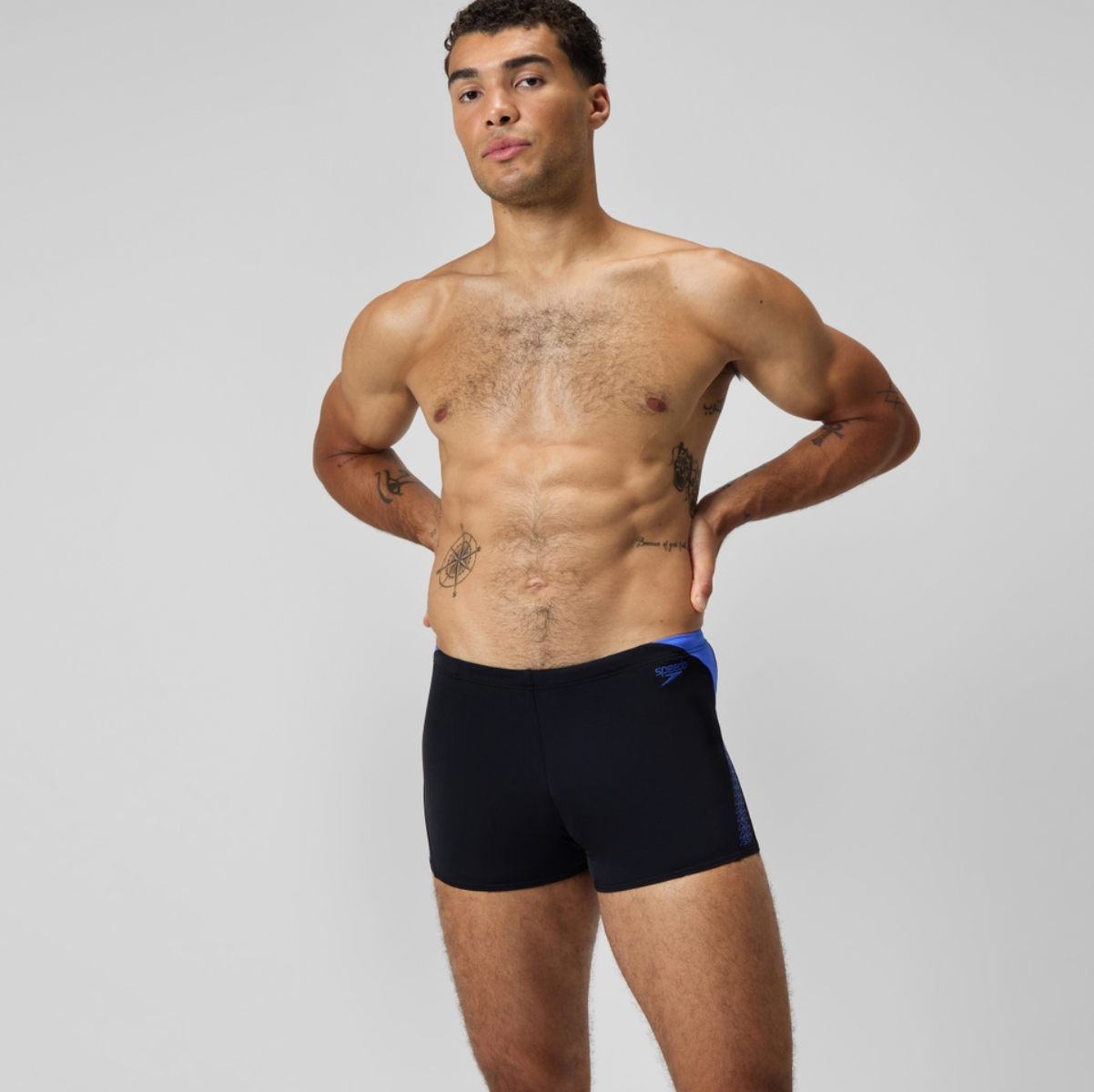 Speedo Men's Hyperboom Splice Aquashort Swimsuit Swimming Costume Trunks BNWT