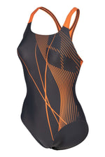 Arena Women's Branch Swim Pro Back LB Print Swimsuit Swimming Costume BNWT