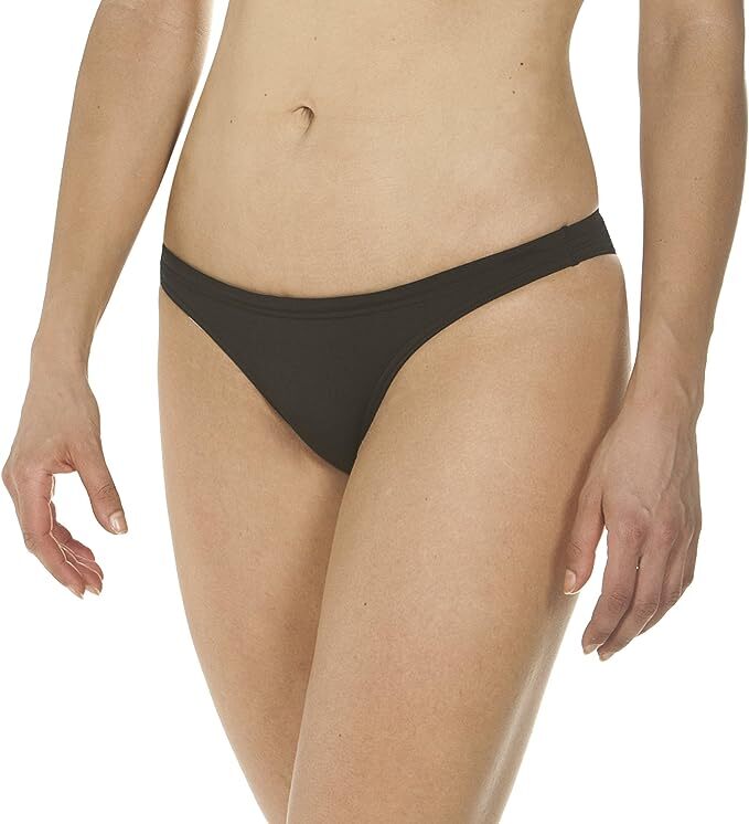 Arena Women's & Girls Bikini Bottom Solid Swimsuit Swimming Costume Black BNWT