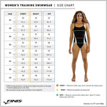 Finis Women's Skinback Splice Swimsuit Swimming Costume Black/Red BNWT