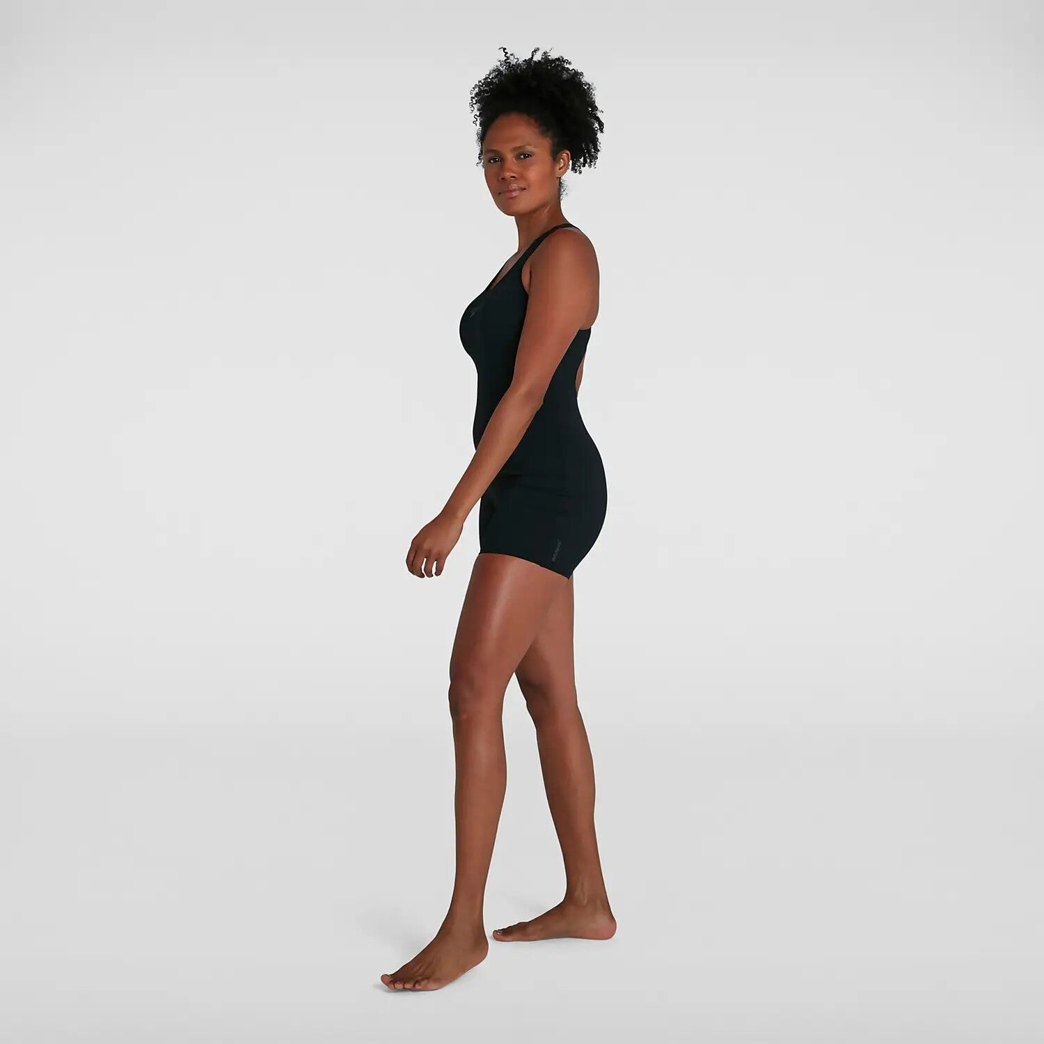 Speedo Women's Essential Endurance+ Legsuit Swimsuit Swimming Costume Black BNWT