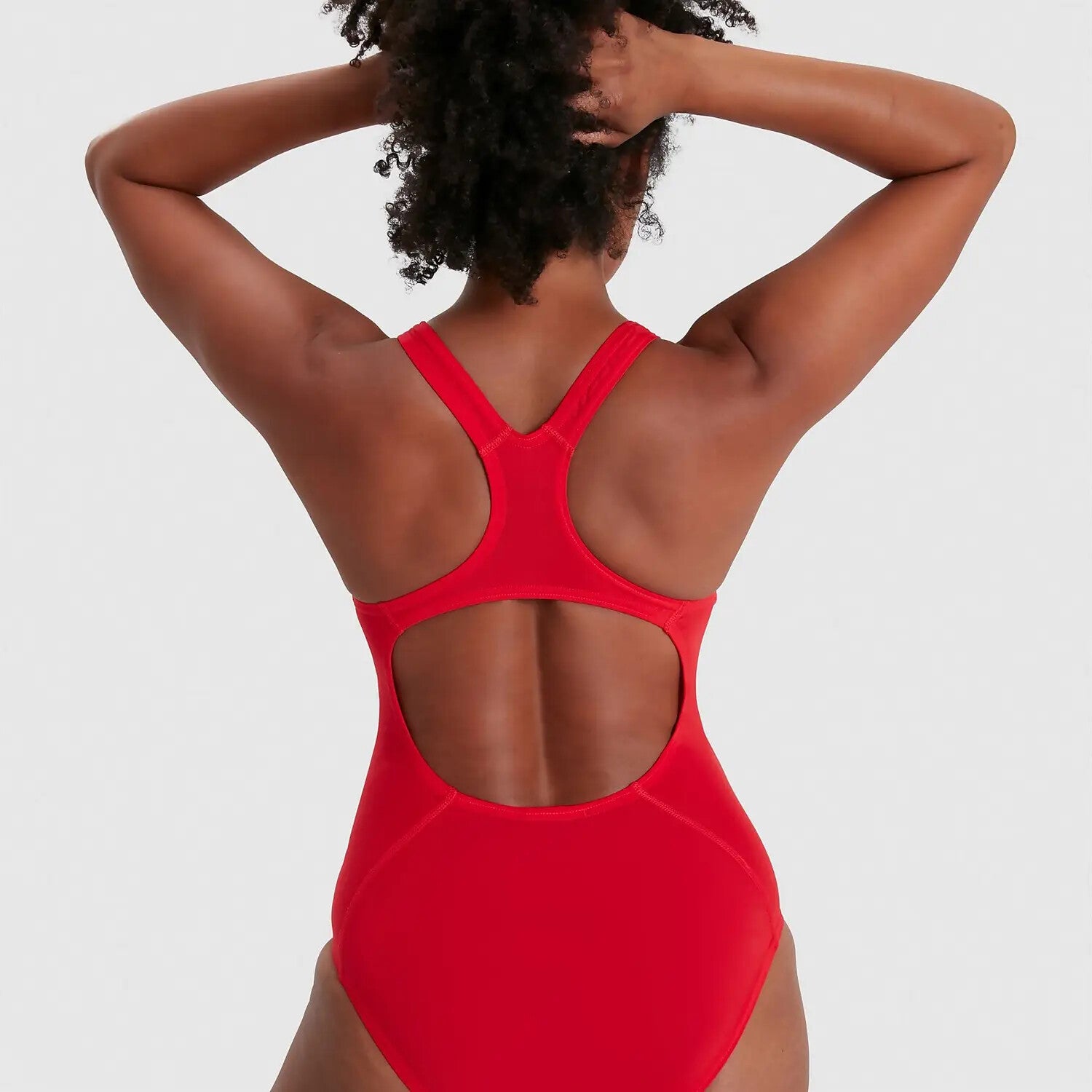 Speedo Women's Eco Endurance+ Medalist Swimsuit Swimming Costume Red BNWT