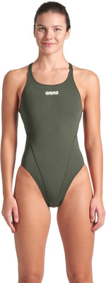 Arena Women's Team Swim Tech Solid Swimsuit Swimming Costume Girls Swimwear BNWT