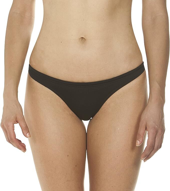 Arena Women's & Girls Bikini Bottom Solid Swimsuit Swimming Costume Black BNWT