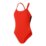 Speedo Women's Colourblock Racerback Swimsuit Swimming Costume Swimwear BNWT