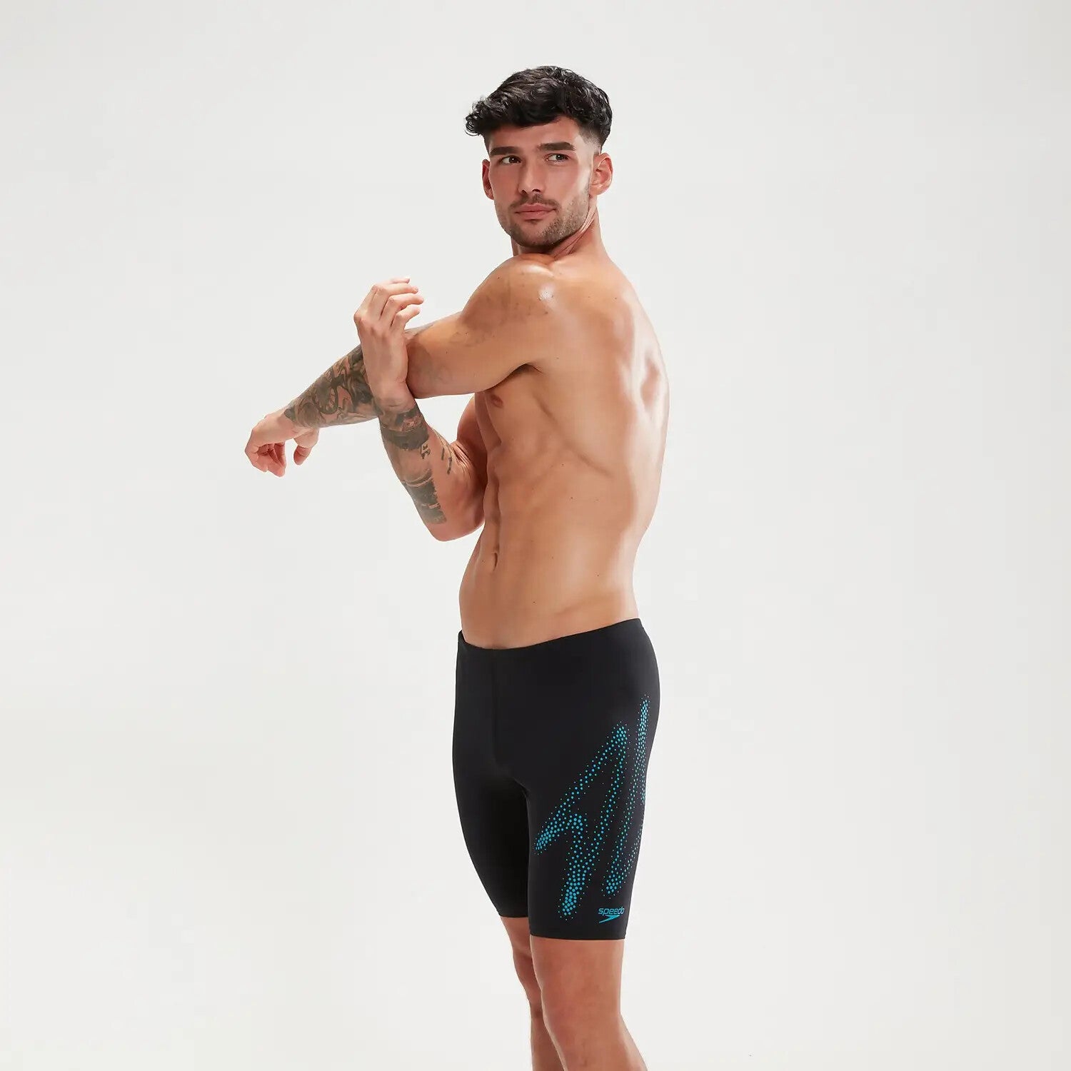 Speedo Men's Hyperboom Placement Jammer Swimsuit Swimming Costume Shorts BNWT