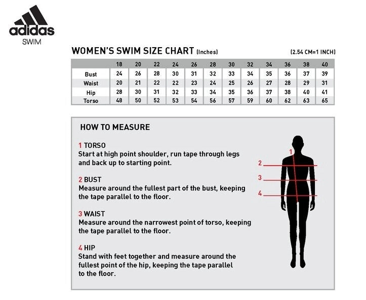 Adidas Women's Performance Pro Big Bos Swimsuit Swimming Costume GM2204 BNWT
