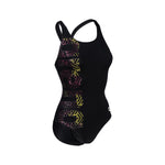 Arena Women's Kikko Pro V Back Graphic One Piece Swimsuit Swimming Costume BNWT
