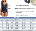 Derssity Women's Ruched Tummy Control Bandeau Twist Swimsuit Swimming Costume