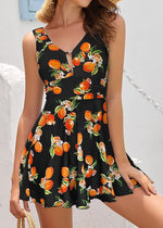 Shekini Women's V-Neck Swim Dress Swimsuit Swimming Costume Boyshort BNWT