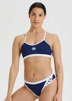 Arena Women's Icons Solid Cross Back Bikini Swimsuit Swimming Costume Girls BNWT