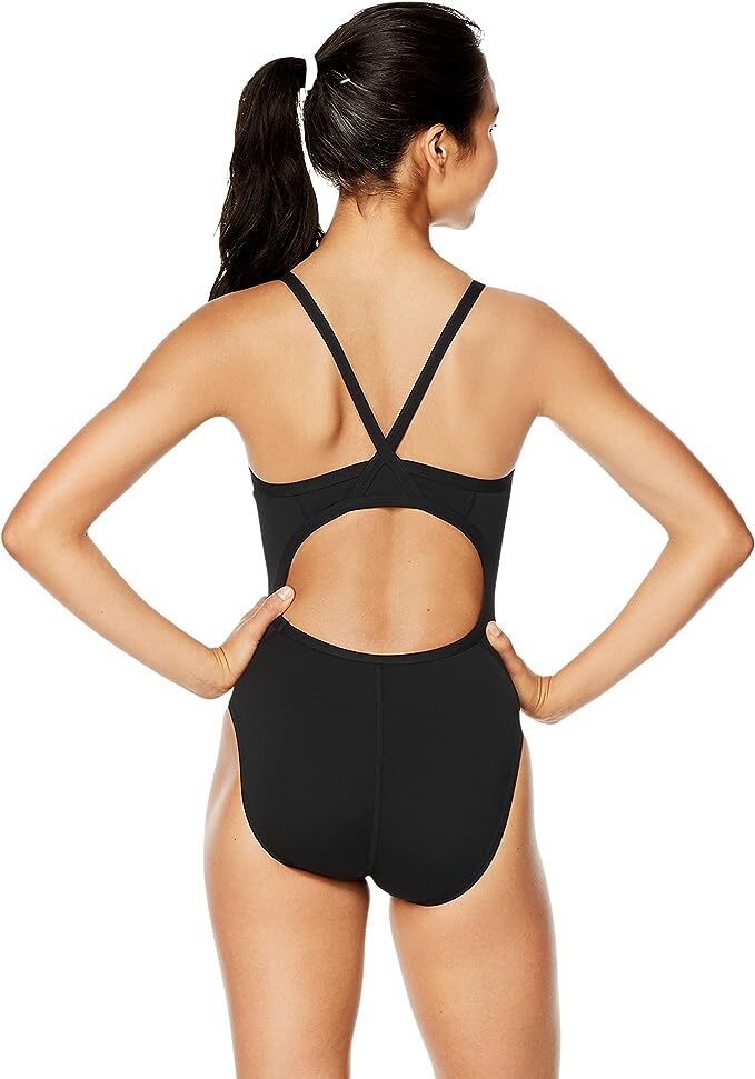 Speedo Women's Solid Endurance+ Flyback Training Swimsuit Swimming Costume BNWT
