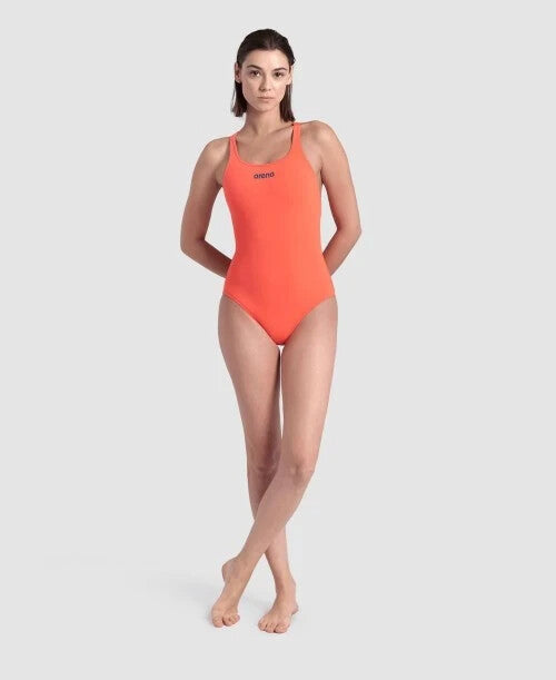 Arena Women's Team Swim Pro Solid Swimsuit Swimming Costume Girls Swimwear BNWT