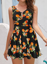 Shekini Women's V-Neck Swim Dress Swimsuit Swimming Costume Boyshort BNWT