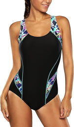 CharmLeaks Women's Padded Racerback Swimsuit Swimming Costume Swimwear BNWT