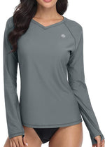 Attraco Women's Rash Guard Long Sleeve T-Shirt Swimsuit Swimming Costume BNWT