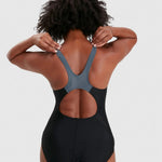 Speedo Women's Colourblock Splice Muscleback Swimsuit Swimming Costume BNWT
