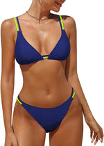 Charmo Women's Padded String Halter Bikini Swimsuit Swimming Costume BNWT