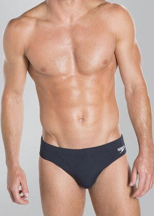 Speedo Men's Endurance+ 7cm Brief Swimsuit Swimming Costume Black BNWT