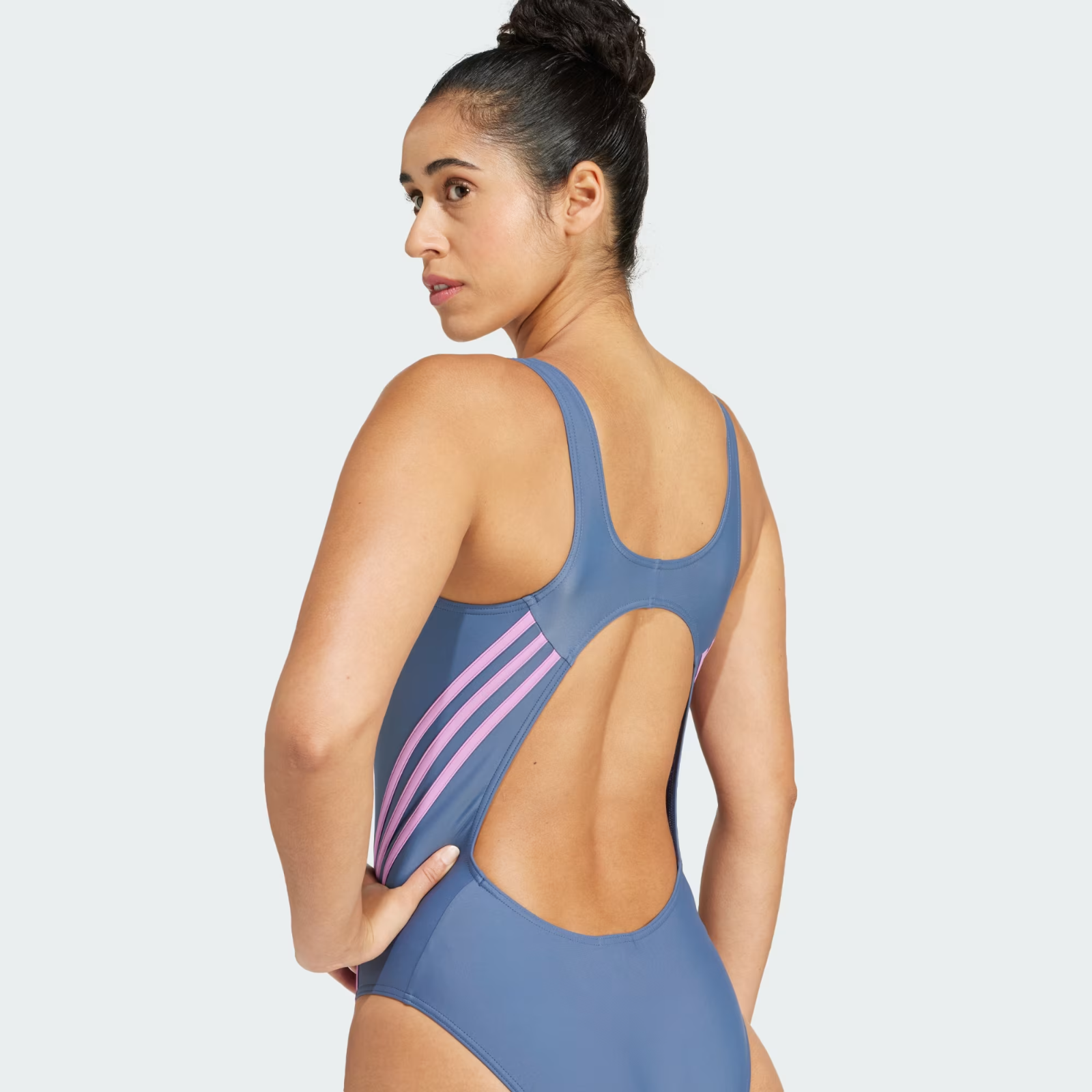 Adidas Women's 3-Stripes One Piece Swimsuit Swimming Costume IY9720 Three BNWT