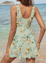 Shekini Women's Front Cut-Out Padded Swim Dress Swimsuit Swimming Costume BNWT