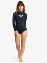 Roxy Women's Whole Hearted Long Sleeved Rash Vest Top Surf Shirt Swimsuit BNWT