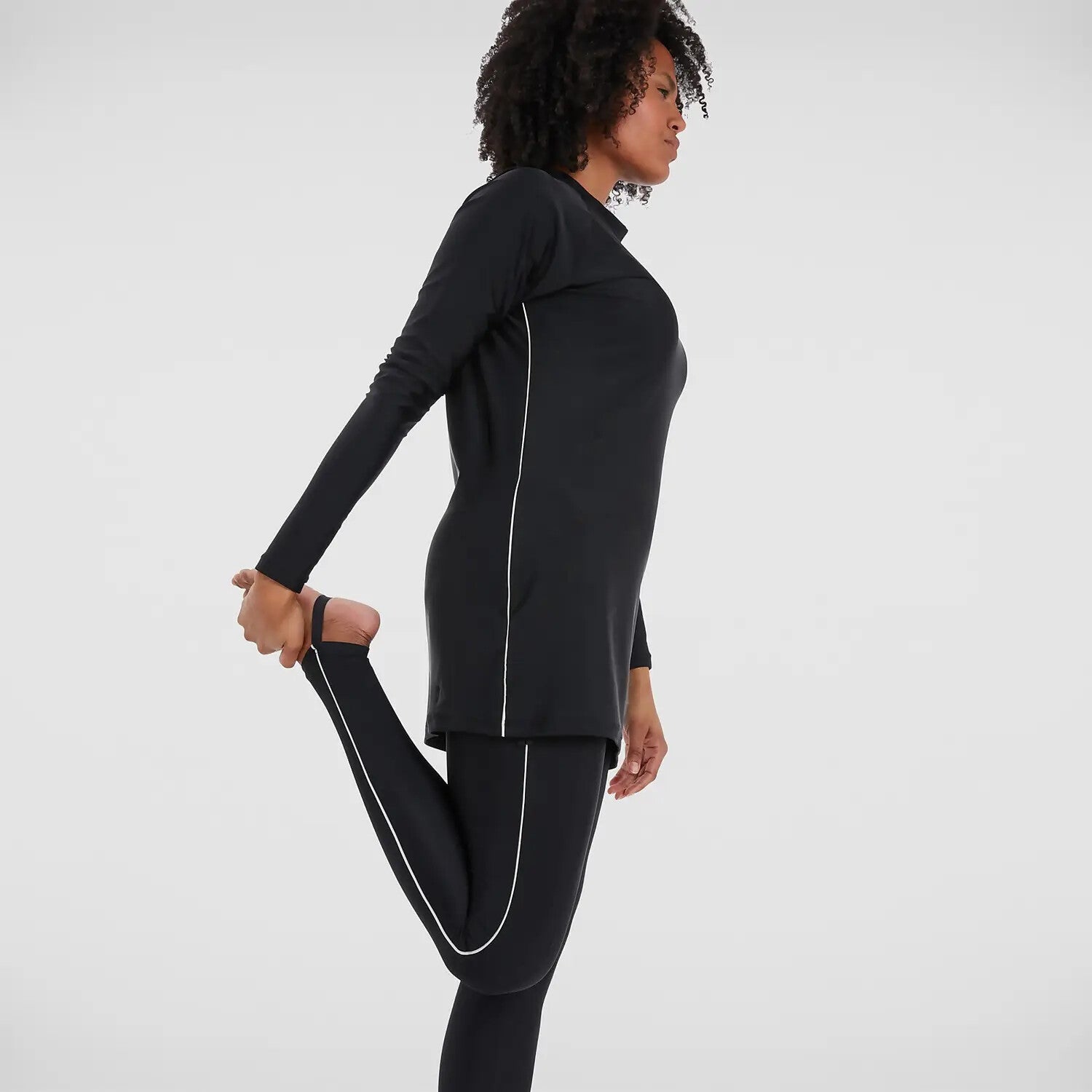 Speedo Women's Long-Line Cover-Up Modest Tunic Swimsuit Swimming Costume BNWT