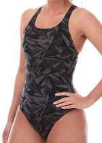 Speedo Women's Hyperboom Allover Medalist Swimsuit Swimming Costume BNWT