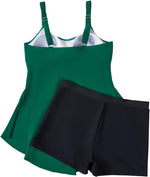 RXRXCOCO Women's Padded Tankini & Boy Shorts Swimsuit Swimming Costume BNWT