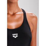 Arena Women's Dynamo One Piece Swimsuit Swimming Costume Swimwear Black BNWT