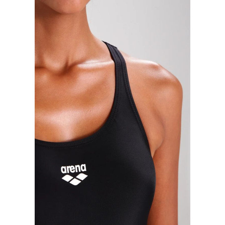 Arena Women's Dynamo One Piece Swimsuit Swimming Costume Swimwear Black BNWT