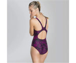 Speedo Women's Boom Allover Muscleback Swimsuit Swimming Costume BNWT