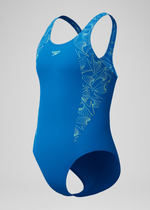 Speedo Girl's Hyperboom Splice Muscleback Swimsuit Swimming Costume Junior BNWT
