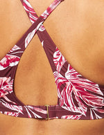 Iris & Lilly Women's Non-Padded One Shoulder Bikini Swimsuit Swimming Costume