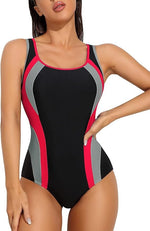 Attraco Women's Padded Racerback Swimsuit Swimming Costume Swimwear BNWT