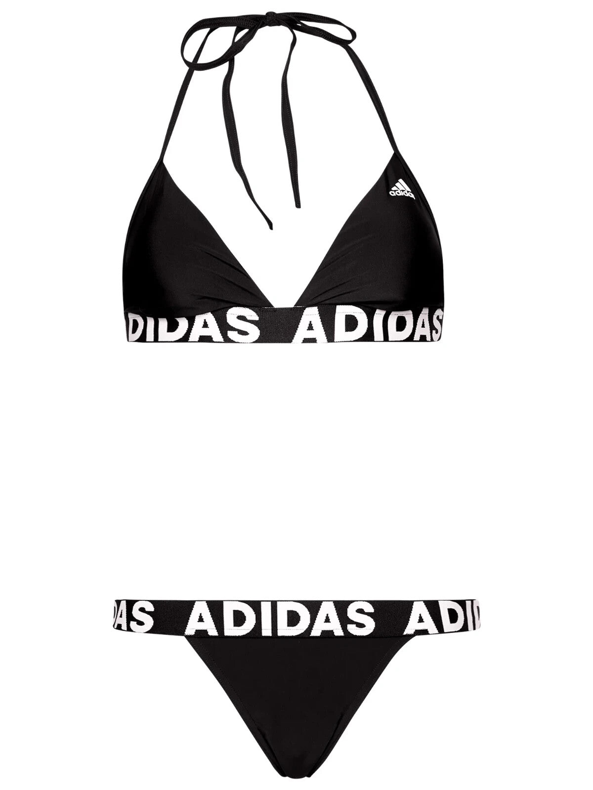 Adidas Women's Neckholder Halter Bikini Swimsuit Swimming Costume FJ5092 BNWT