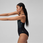 Speedo Women's Hyperboom Placement Muscleback Swimsuit Swimming Costume BNWT